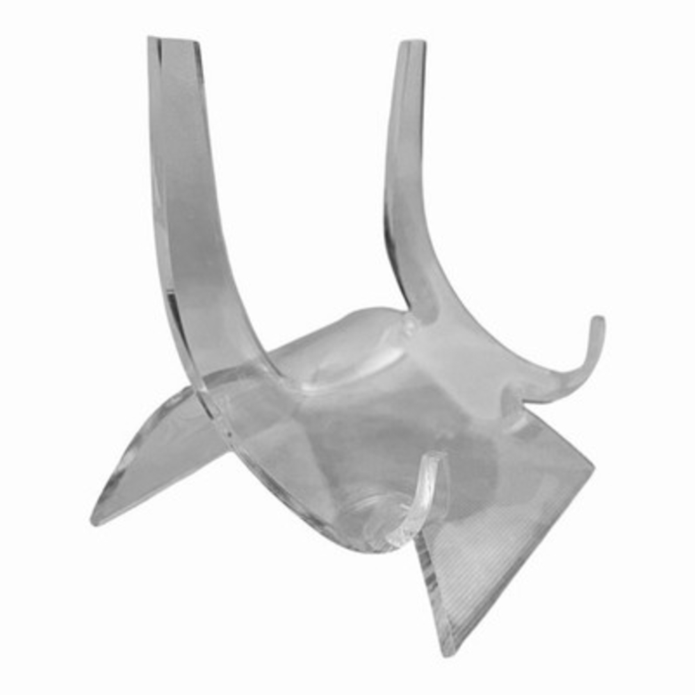 Clear Acrylic Easel Stand Plate Book Picture Display Holder Polished Finish VG - Picture 6 of 6